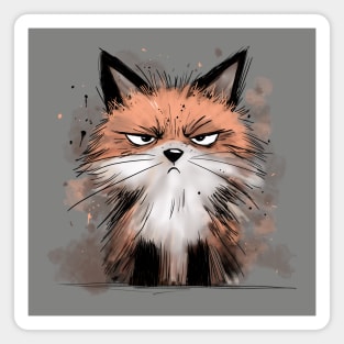 Grumpy Fox Magnet